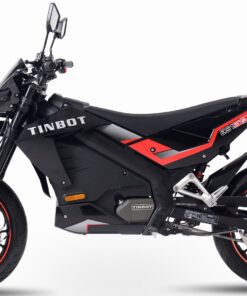 Gebrauchte TINBOT TB-Esum PRO Enduro in Schwarz: Straßenversion mit 2 Akkus, neuem TÜV, Riemenantrieb und Pirelli-Reifen