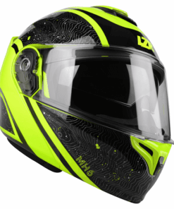 Marushin Systemhelme MH-6 light black / fluo gelb