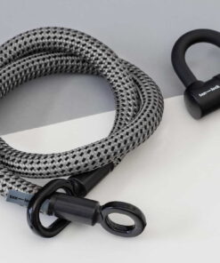 Alternative view of tex-lock eyelet S schwarz (Länge 80 cm) incl. Mini-Bügelschloss