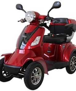 Rolektro Elektroroller E-Quad 25 V.3 Lithium, Rot, 60V-20Ah Akku, 1000 Watt