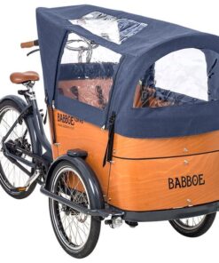 Babboe Curve Regenzelt PVC schwarz