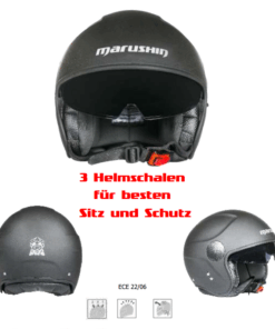 Marushin Jethelm C-609 matt schwarz