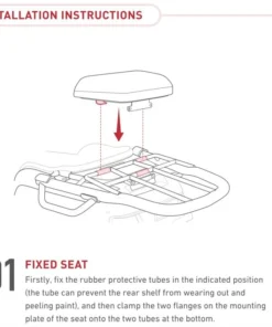 Alternative view of NIU Rücksitz für NQiCargo