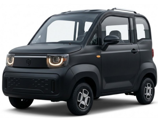 Kabinenroller "Breeze Base", 45 km/h, bis zu 60 km Reichweite, 60V/58Ah Blei-Gel-Akku, 2 Sitze nebeneinander